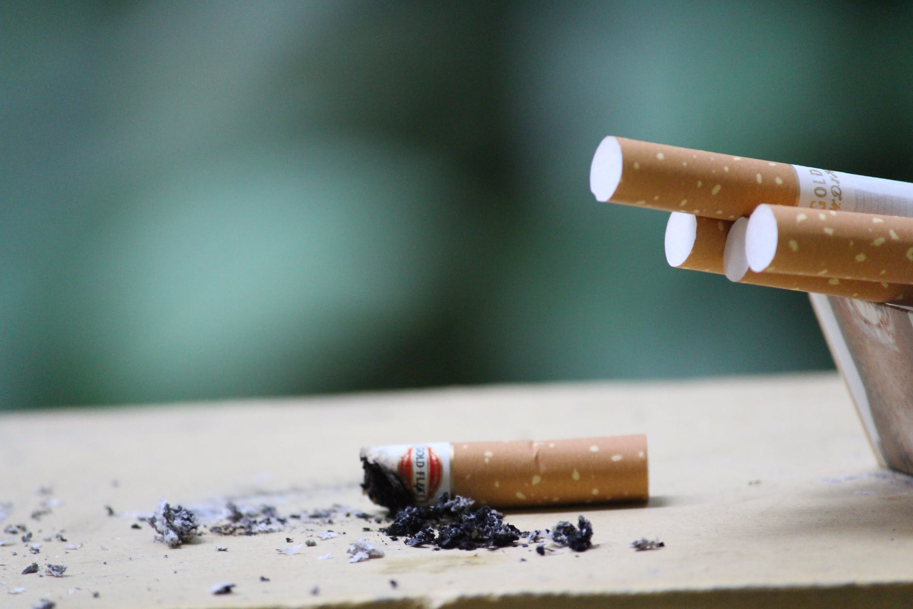 close up photo of cigarette