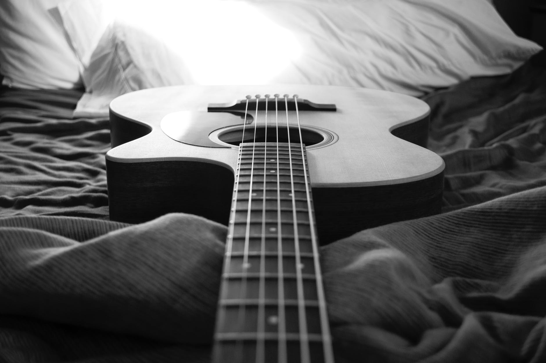 wood black and white music musician