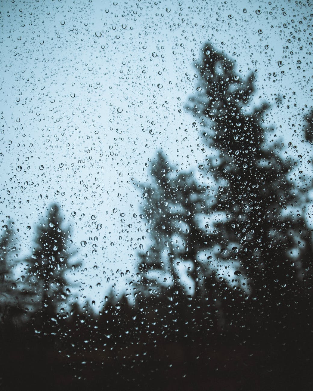 rain droplets on glass