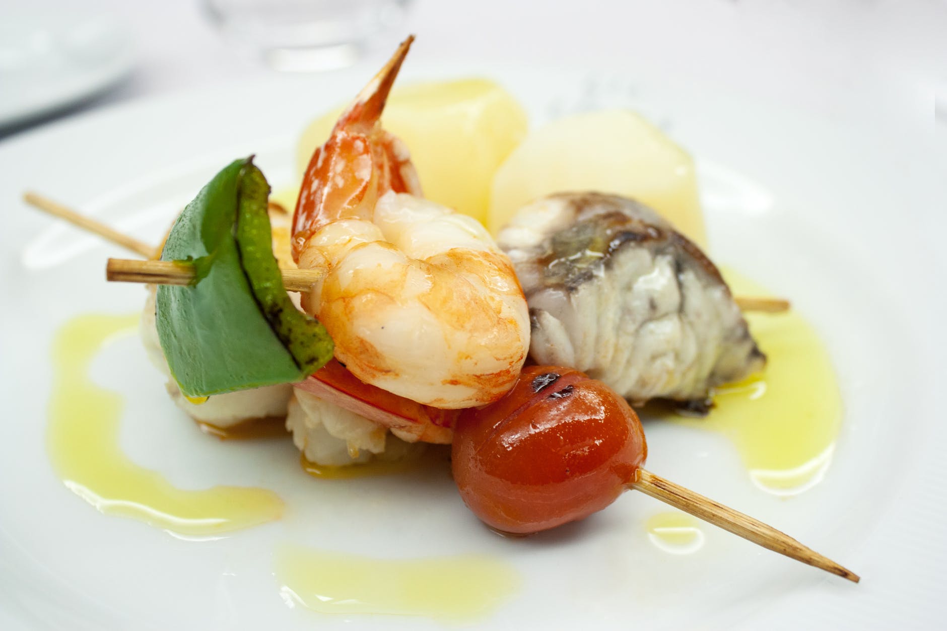 food plate restaurant dinner